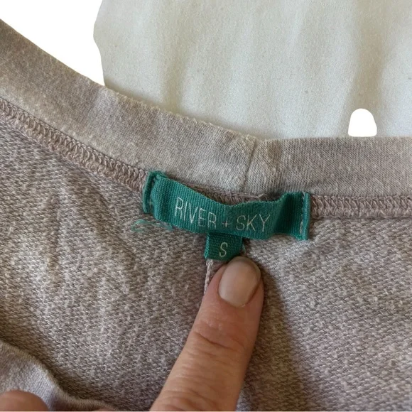 River + Sky Gray Tie-Dye Sweatshirt - Picture 5 of 5